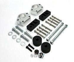 3 Front Leveling Lift Kit Diff Drop 4WD Silver For 1984-1995 Toyota IFS 4Runner