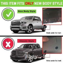 3 Silver Nerf Bars Stainless Steel For 19-22 Dodge Ram 1500 New Body Quad Cab