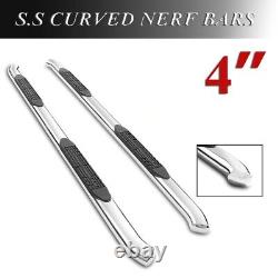 4 Chrome Nerf Bars Side Steps For 2005-2023 Toyota Tacoma Access / Extended Cab