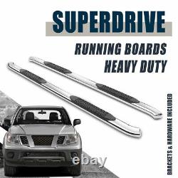 4 Side Step Nerf Bar Board Fits 2005-2022 Toyota Tacoma Double Cab 4 Full Door