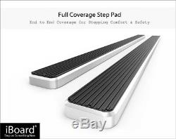 4 iBoard Running Boards Nerf Bars Fit 02-08 Dodge Ram 1500/2500/3500 Quad Cab