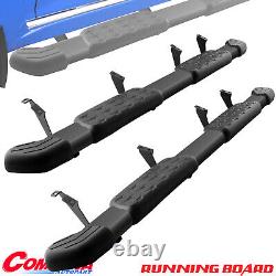 5 Nerf Bars Side Step Running Boards For 2007-2021 Toyota Tundra Crew Max Black
