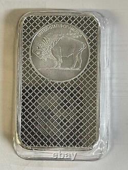 5 Ounce. 999 Fine Silver Bullion Bar Ingot Silver Indian Head Buffalo New