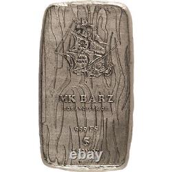 5 oz MK Barz Swash Buckler Silver Bar (New)