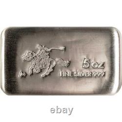 5 oz SilverTowne Pony Express Silver Bar. 999 Fine (New) Free Fast Shipping