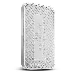 5 oz Silvertowne American Flag Silver Bar (New)