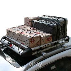 50X 38 Universal Roof Rack Car Top Cargo Luggage Carrier Basket Cross Bar Kit