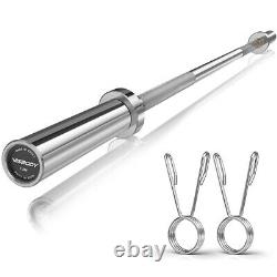 5FT 6FT 7FT Olympic Bar Solid Weight Lifting Barbell Bar Gym Strength Training