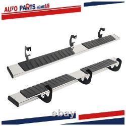 6 Running Board Nerf Bars Side Steps SS For 2020-2022 Silverado 2500HD 3500HD