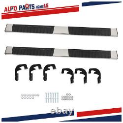 6 Running Board Nerf Bars Side Steps SS For 2020-2022 Silverado 2500HD 3500HD