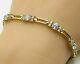 7.00Ct Round Cut VVS1 Moissanite7.5 Inches Tennis Bracelet 14K Yellow Gold Over