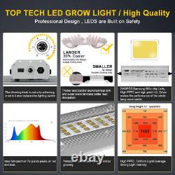 800W Dimmable Commercial Grow Lights Daisy Chain Detachable 2.9umol/J