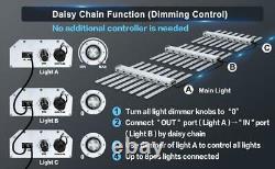 800W Dimmable Commercial Grow Lights Daisy Chain Detachable 2.9umol/J