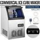 90LB Built-in Ice Maker Bar Restaurant Undercounter Freestand Ice Cube Machine