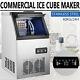 90lbs Built-In Commercial Ice Maker Undercounter Freestand Bar Ice Cube Machine