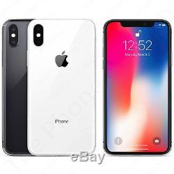 AT&T Locked Apple iPhone X 10 64GB 256GB Silver Space Gray GSM A1901 Smartphone