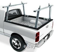 Adjustable Aluminum Pickup Truck Ladder Rack 2 Bar Kayak Contractor Utility