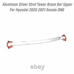 Aluminum Silver Strut Tower Brace Bar Upper For Hyundai 19 20 21 2022 Sonata DN8