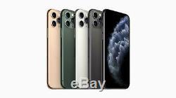 Apple iPhone 11 Pro Max 64/256/512GB Green Space Gray Silver Gold GSM Unlocked