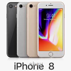 Apple iPhone 8 8 Plus 64GB 128GB 256GB GSM Unlocked ATT T-Mobile Metro Cricket