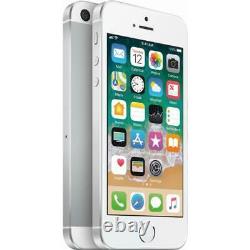 Apple iPhone SE, 16GB Silver Factory Unlocked 1st Gen ATT Tmobile All Prepaid