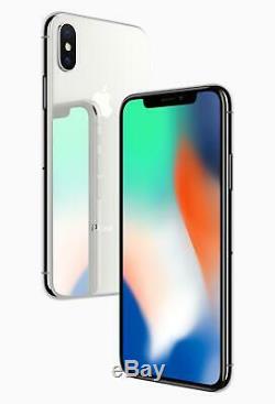 Apple iPhone X 256GB Silver Factory GSM Unlocked (AT&T / T-Mobile) Smartphone