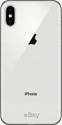 Apple iPhone X 256GB Silver (Unlocked) A1865 (CDMA + GSM)