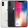 Apple iPhone X 64GB 256GB GSM Factory Unlocked Smartphone Cell Phone Grey Silver
