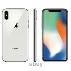 Apple iPhone X 64GB GSM Unlocked AT&T T-Mobile Silver Smartphone