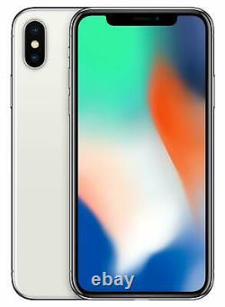 Apple iPhone X 64GB GSM Unlocked (GSM) AT&T T-Mobile Silver