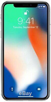 Apple iPhone X 64GB Silver Factory GSM Unlocked (T-Mobile / AT&T) Smartphone