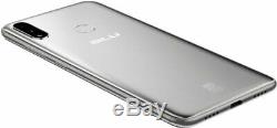 BLU Vivo XI+ 64GB 4G LTE 6.2 GSM Unlocked Smartphone Silver V0310WW Grade A+
