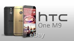 BRAND NEW HTC ONE M9 32GB 20.0MP 4G LTE Android Unlocked Phone GOLD GREY Silver