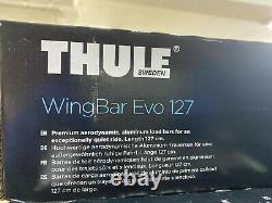 BRAND NEW Thule 711300 WingBar Evo 127cm Roof Bars 2 Pack (Silver)
