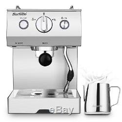 Barsetto Espresso Machine 15 Bar with Milk Frother Espresso Maker Pump 1050 W