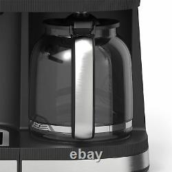 Bella Pro Series Combo 19-Bar Espresso and 10-Cup Drip Coffee Maker Stain