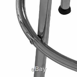 Beverly 30-Inch Modern Design Chrome Steel Bar Stools (set of 2)
