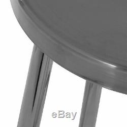 Beverly 30-Inch Modern Design Chrome Steel Bar Stools (set of 2)