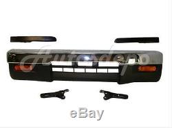 Bundle for 95-97 Tacoma 4Wd Front Bumper Chr Bar Valance Filler Signal Light 8P