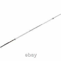 CAP Barbell 7-Foot 84 Standard Solid Chrome Bar 1 inch OVRNITE SHIP AVAIL