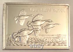 Canadian Geese 1985 New York # 21/250 Large 1.2.999 Silver Art Bar Canada Goose