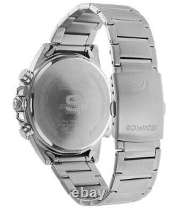 Casio Silver Mens Analogue-Digital Watch Edifice ECB-30D-2AEF