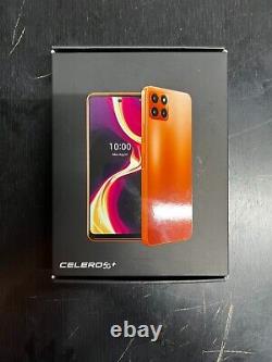 Celero 5G+ Cell Phone 128GB Silver or Orange (Boost Mobile)