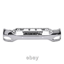 Chrome Front Bumper Cover Face Bar Steel For 2016-2018 GMC Sierra 1500