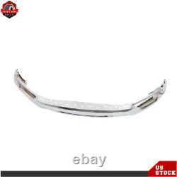 Chrome Front Bumper Face Bar Steel For 2021-2023 Ford F150 Witho Sensor Holes