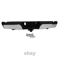 Chrome Rear Bumper Assembly witho Park Assist For 2015-2020 Ford F-150 with Max Tow