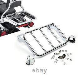 Chrome Sissy Bar Sport Luggage Rack For Harley 2018-later Softail Flsb Fxfb Fxlr