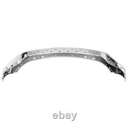 Chrome Steel Front Bumper Face Bar for 2011-2016 Ford F-250 F-350 Super Duty