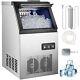 Commercial Ice Maker 90-150LBS/24H Stainless Steel Commercial Ice Machine Auto