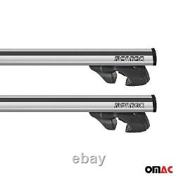 Cross Bar for Audi A4 Allroad 2015-2022 Top Carrier Luggage Roof Rack Silver 2x